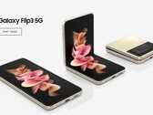 El Galaxy Flip3 en Letonia. (Fuente: Samsung Letonia)