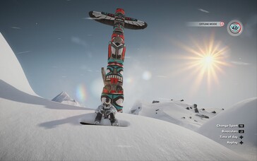 En la imagen: una captura de pantalla del juego Steep.