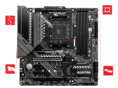 El mortero MSI MAG B550M es uno de los primeros tableros B550 en recibir soporte BAR redimensionable (Fuente de la imagen: MSI)
