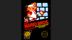 La caja de Super Mario Bros. (Fuente: Wikipedia)