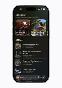 Apple La inteligencia artificial es capaz de reconocer fragmentos de vídeo interesantes y añadirles una descripción textual.