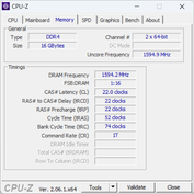 Memoria CPU-Z