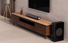 Creative presenta la Stage Pro, una barra de sonido equipada con un subwoofer externo. (Fuente de la imagen: Creative Technology)