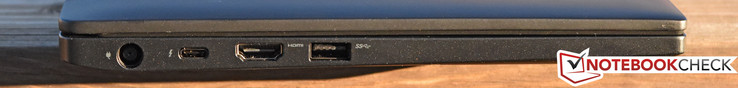 izquierda: puerto de carga, Thunderbolt, HDMI, USB 3.0