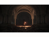 Una captura de pantalla del juego A Plague Tale: Innocence que muestra la mecánica de juego y los gráficos. (Fuente de la imagen: Steam)