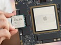 El Apple M1 Ultra ocupa la mayor parte de la placa lógica del Mac Studio. (Fuente de la imagen: Max Tech)