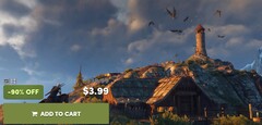 ¡Menos de 5 dólares por la versión base del juego! Una oferta fantástica para cualquiera que quiera sumergirse en esta epopeya por primera vez. (Fuente de la imagen : Steam, Humble Bundle, editado)