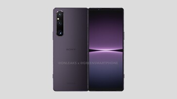 Xperia 1 V (Fuente de la imagen: GreenSmartphones/@OnLeaks)