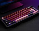 Negro con un toque de rosa: Combinación de colores del PC con teclado todo en uno. (Fuente de la imagen: Rakeydo vía Kickstarter)