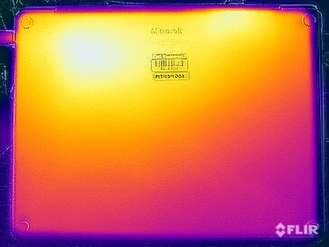 Prueba de tensión de temperaturas superficiales (abajo)