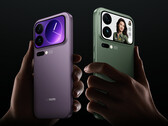 El Xiaomi 17 Pro y el Xiaomi 17 Pro Max se alejan de la mayoría de los smartphones candybar con pantallas secundarias comparativamente grandes. (Fuente de la imagen: Xiaomi)