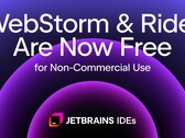 WebStorm y Rider de JetBrains pueden descargarse para uso no comercial. (Fuente de la imagen: JetBrains)