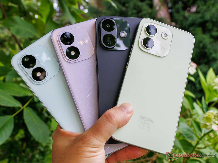 La serie global Redmi Note 17 (el Pro Max es el de la extrema derecha)