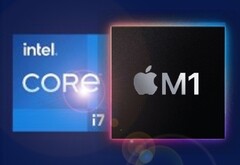 El SoC Apple M1 ha superado al Intel Core i7-11700K en PassMark. (Fuente de la imagen: Intel/Apple - editado)