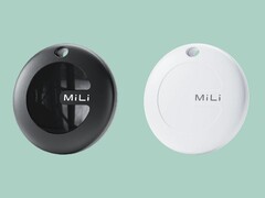 La MiTag Duo está disponible en dos opciones de color e incluye un llavero. (Fuente de la imagen: MiLi) 