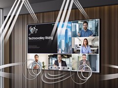 QH115FX: Gran pantalla mini-LED para profesionales. (Fuente de la imagen: Samsung)