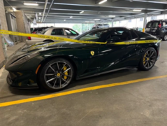 El Ferrari 812 GTS, robado en Greenwich y recuperado por el Departamento de Policía de Waterbury, gracias a los AirPods de Apple. (Fuente de la imagen: Policía de Waterbury)