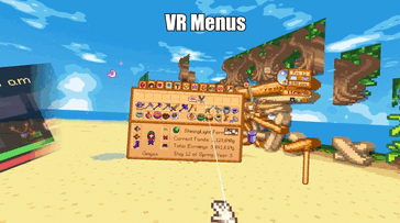 En la imagen: una captura de pantalla del juego Stardew 3DVR.