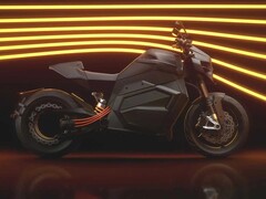 La futurista rueda trasera abierta de la Verge TS Ultra llama la atención (Imagen: Verge Motorcycles)