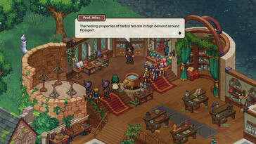 En la imagen: una captura de pantalla del juego Witchbrook.