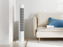 El Xiaomi Mijia Smart DC Inverter Tower Fan 2 puede funcionar un 30% más rápido que su predecesor. (Fuente de la imagen: Xiaomi)