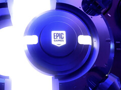 El último sorteo para móviles de Epic Games durará hasta el 11 de junio, logo fotografiado.