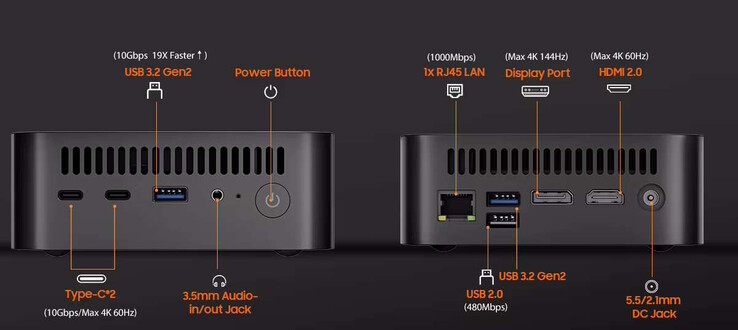 El MP100 admite varios monitores (Fuente de la imagen: Blackview)