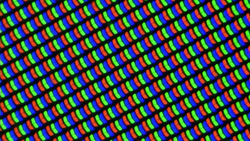 Representación de los subpíxeles en una matriz RGB clásica