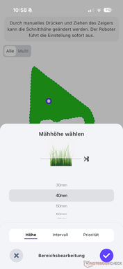 Ajuste de la altura de corte