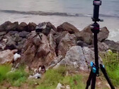 Una supuesta toma del DJI Pocket 3 en acción. (Fuente de la imagen: @Quadro_News)