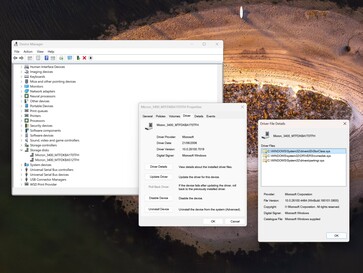 Tras los ajustes mencionados, se utiliza el nuevo controlador nvmedisk.sys.