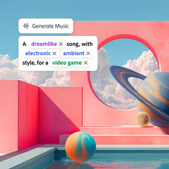 Adobe Firefly: Generate Music permite crear de forma rápida y sencilla temas originales con derechos de uso comercial