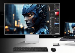 El LG UltraFine 6K 32U990A presenta un panel casi sin bordes en una elegante carcasa. (Fuente de la imagen: LG)
