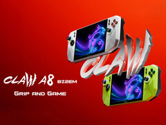 MSI ofrece el Claw A8 en dos colores de lanzamiento, ambos con 24 GB de RAM y una APU Ryzen Z2 Extreme. (Fuente de la imagen: MSI)