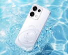 El Oppo Reno16 Pro tiene una parte trasera llamativamente decorada.