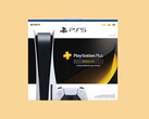 La PS5 con un paquete de 24 meses de PS Plus Premium suele costar 749,99 dólares, pero se puede conseguir por 579,99 dólares en GameStop. (Fuente de la imagen: GameStop, editado)