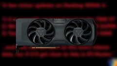 La AMD Radeon RX 7700 XT cuenta con 12 GB de VRAM GDDR6 y 54 Compute Units. (Fuente: AMD/Moore&#039;s Law Is Dead-editado)