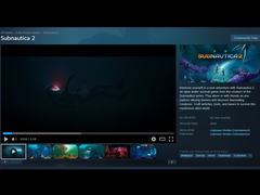 Una captura de pantalla de la página de Steam Store de Subnautica 2 en la que se acredita a Unknown Worlds como desarrollador y editor