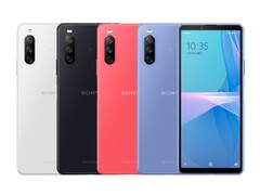 El Sony Xperia 10 III Lite estará disponible en cuatro colores diferentes: Blanco, Negro, Rosa y Azul (Imagen: Sony)