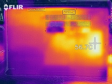 Mapa de calor bajo carga - abajo