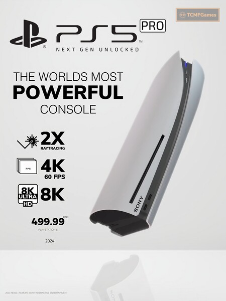 Rumoreada potencia de PS5 Pro. (Fuente de la imagen: @TCMF2)