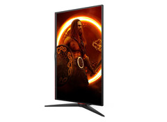 El AGON GAMING 27G2ZN3/BK tiene un soporte muy ajustable, dado su precio. (Fuente de la imagen: AOC)