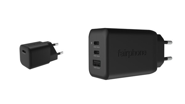 Los cargadores USB-C de Fairphone están disponibles en variantes de puerto único y puerto triple. (Fuente de la imagen: Fairphone)