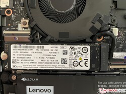 El SSD M.2-2280 puede ser reemplazado.