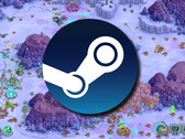 Una imagen que muestra el logotipo de Steam y el juego Iron Marines, actualmente en oferta.