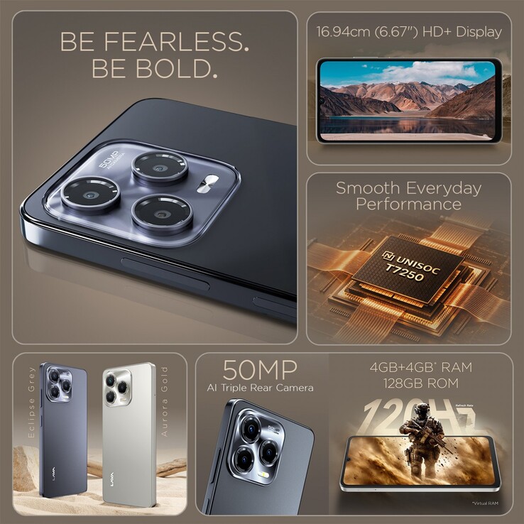 Características principales del smartphone Lava Bold N2 Pro