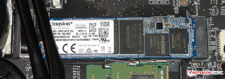 Un SSD sirve como unidad de sistema.
