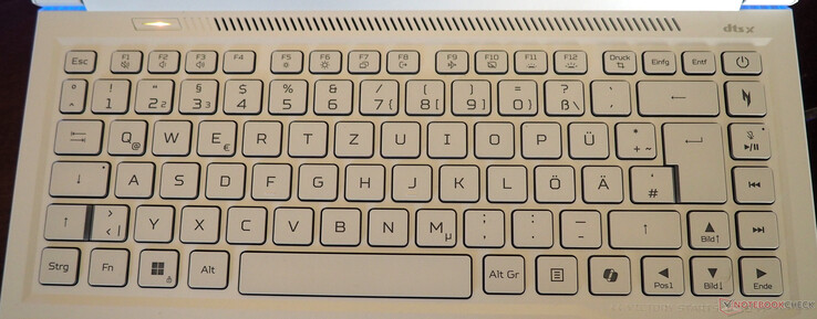 Acer Nitro V14 AI: Teclado