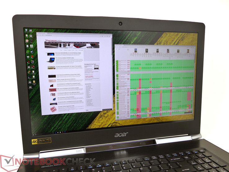 nítido, brillante, mate, y con mucho espacio: el display 4k del Acer Aspire Nitro VN7-793G
