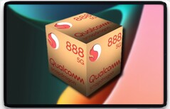 Una posible Xiaomi Pad 6 Ultra con un chipset Snapdragon 888 5G podría estar en camino. (Fuente de la imagen: Xiaomi (Pad 5) y Qualcomm - editado)